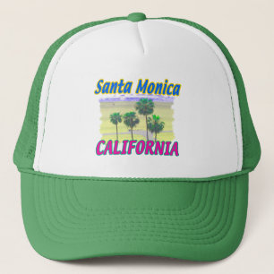 Santa Monica California Palm & Beach Hat