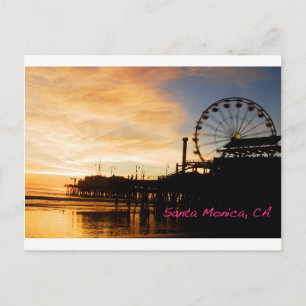 Santa Monica California Postcard