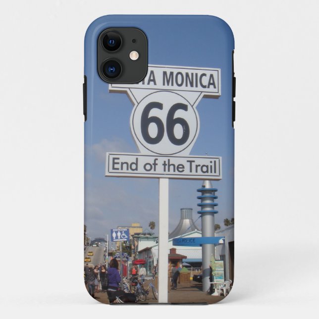 Santa Monica, California - RT 66 Case-Mate iPhone Case (Back)