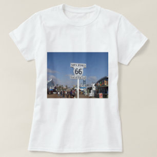Santa Monica, California - RT 66 T-Shirt