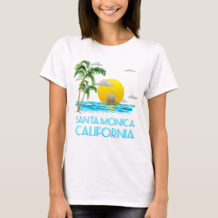 Santa Monica California Sailing T-Shirt