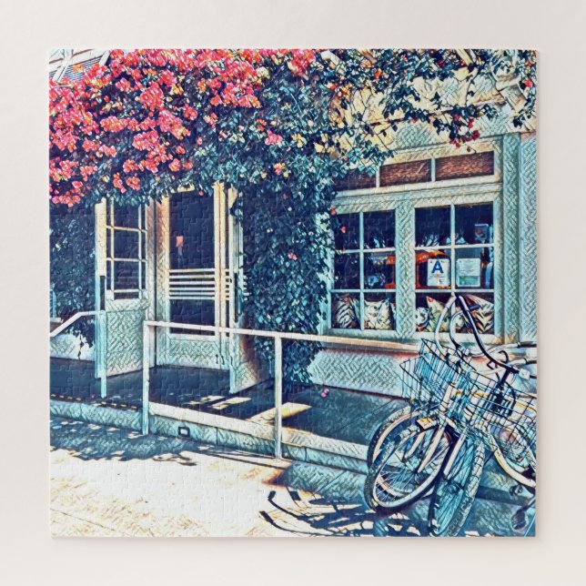 Santa Monica California Scenic Travel Puzzle (Vertical)