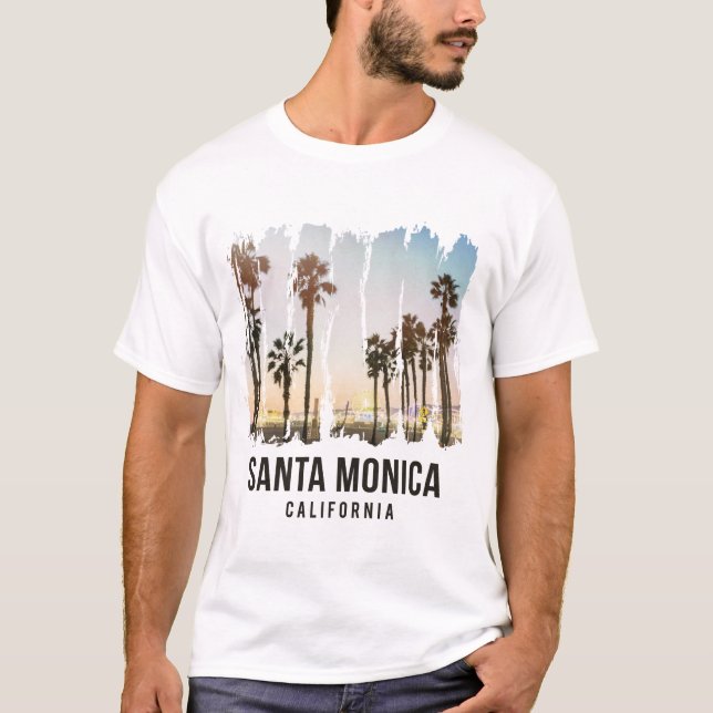 Santa Monica California T-Shirt (Front)