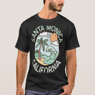 Santa Monica California Tropical Beach Vacation So T-Shirt