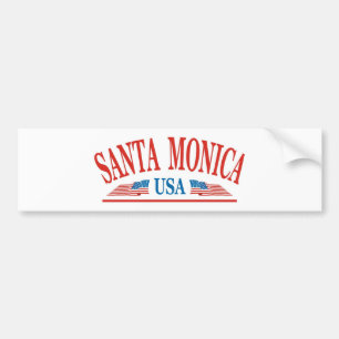 Santa Monica California USA Bumper Sticker