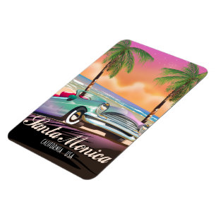 Santa Monica California USA Magnet