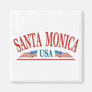 Santa Monica California USA Magnet