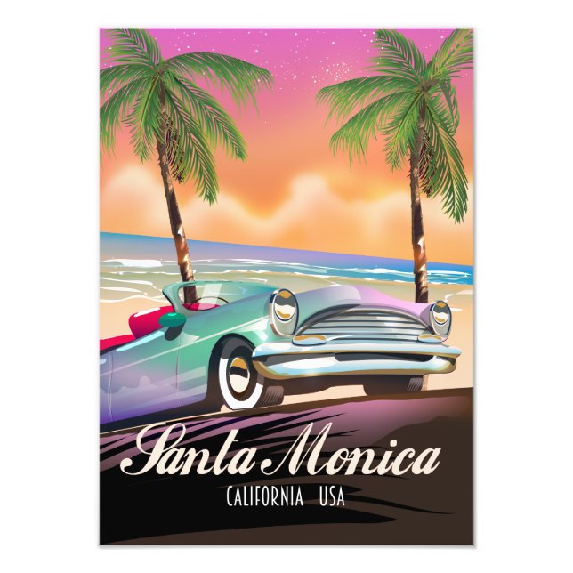 Santa Monica California USA Photo Print (Front)
