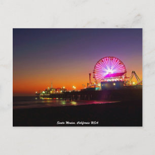Santa Monica, California USA Postcard