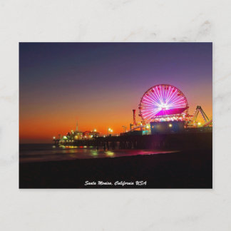 Santa Monica, California USA Postcard