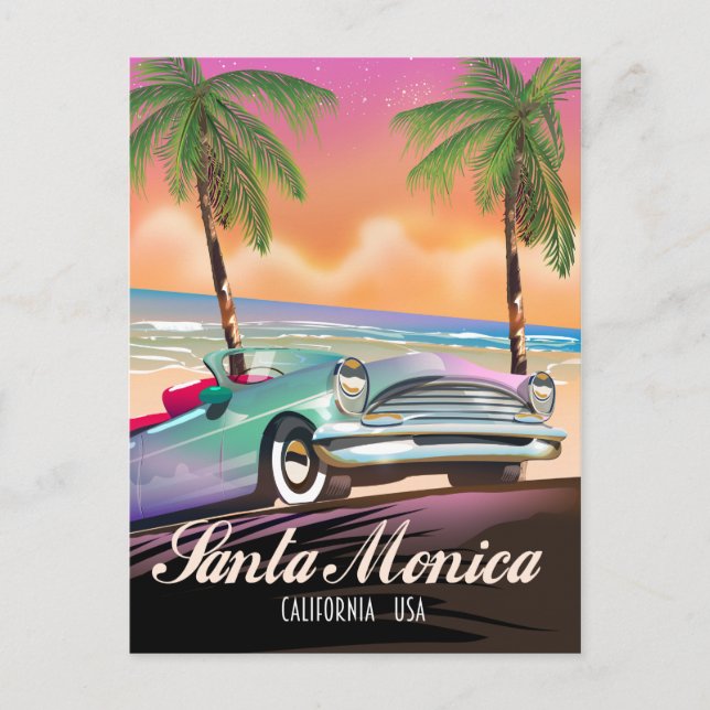 Santa Monica California USA Postcard (Front)