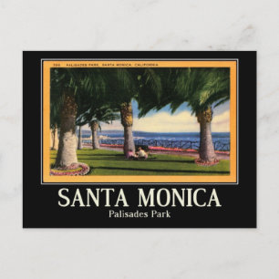 Santa Monica, California, Vintage Postcard