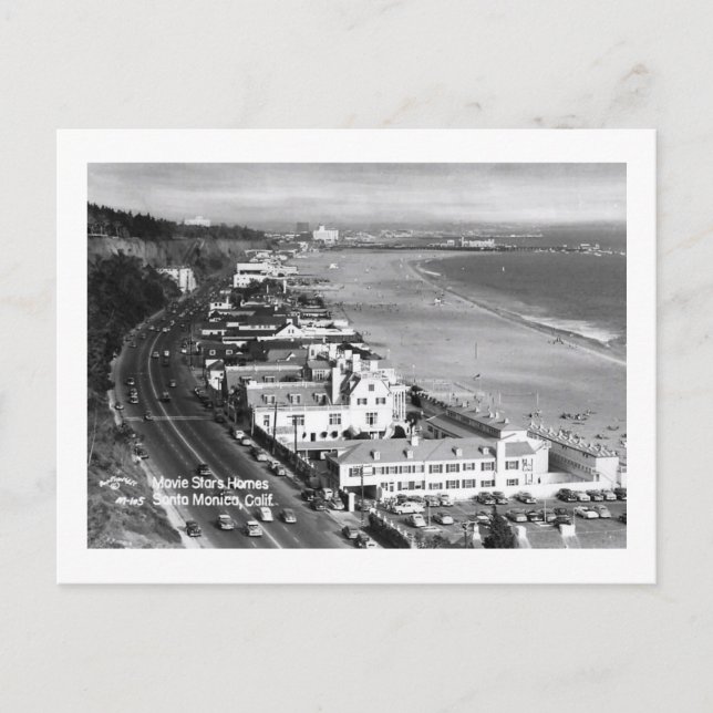 Santa Monica, California Vintage Postcard (Front)