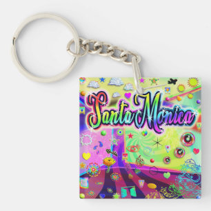 Santa Monica “Cool Energy” Keychain
