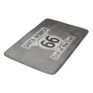 Santa Monica End of the Trail Route 66 Bath Mat