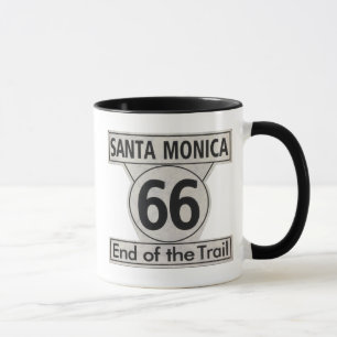 Santa Monica End of the Trail Route 66 Mug