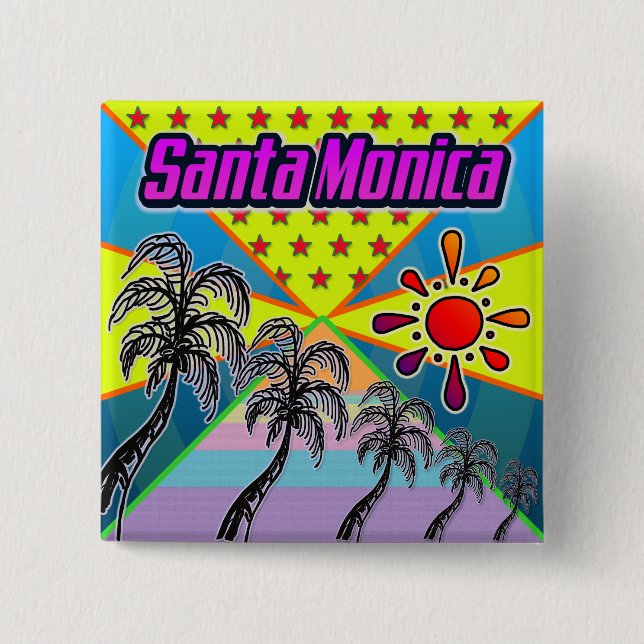 Santa Monica Freedom Button (Front)