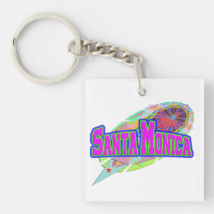 “Santa Monica” Future Key Ring