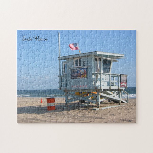 santa monica lifeguard jigsaw puzzle (Horizontal)