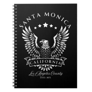 Santa Monica Los Angeles County California Vintage Notebook