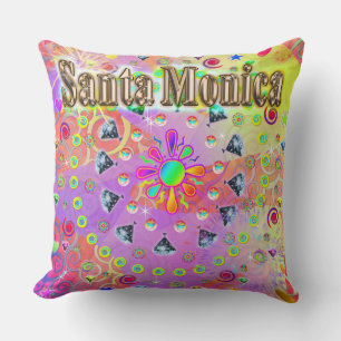 Santa Monica Lucky Golden Pillow