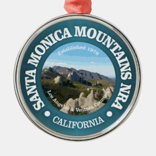 Santa Monica Mountains NRA Metal Tree Decoration