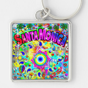 Santa Monica “Mystic Dance” Key Ring