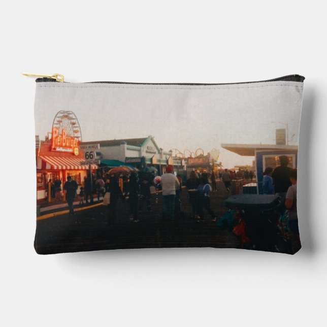Santa Monica Pier, Los Angeles, California Accessory Pouch (Front)
