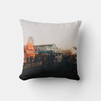 Santa Monica Pier, Los Angeles, California Cushion