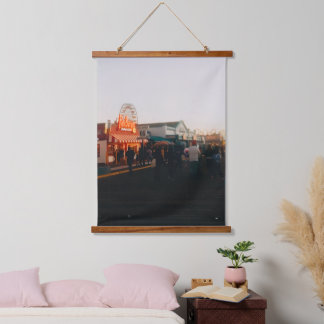 Santa Monica Pier, Los Angeles, California Hanging Tapestry