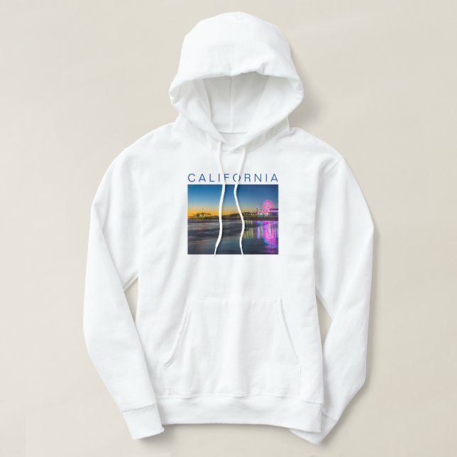 Santa Monica Pier | Los Angeles, California Hoodie (Design Front)