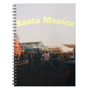Santa Monica Pier, Los Angeles, California Notebook