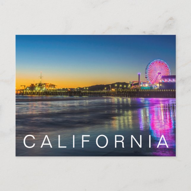 Santa Monica Pier | Los Angeles, California Postcard (Front)