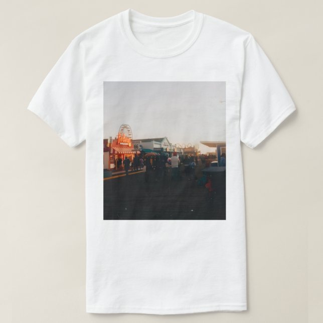 Santa Monica Pier, Los Angeles, California T-Shirt (Design Front)