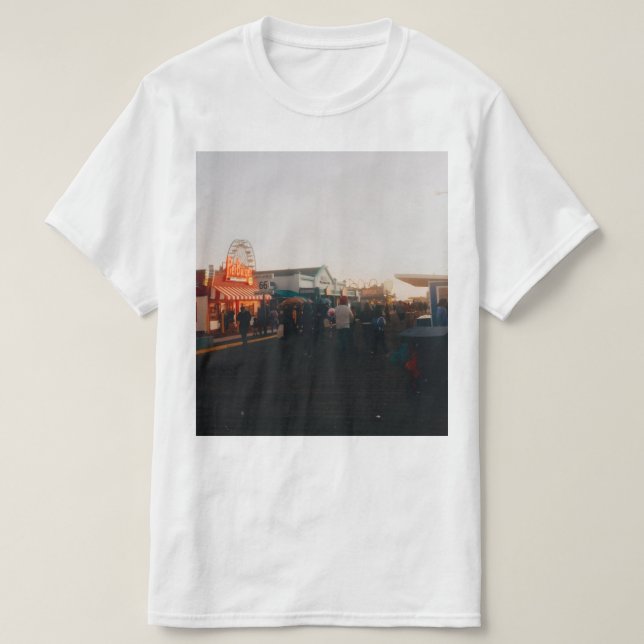Santa Monica Pier, Los Angeles, California T-Shirt (Design Front)