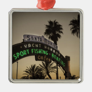 Santa Monica pier Metal Tree Decoration