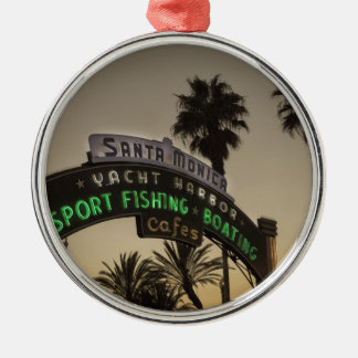 Santa Monica pier Metal Tree Decoration