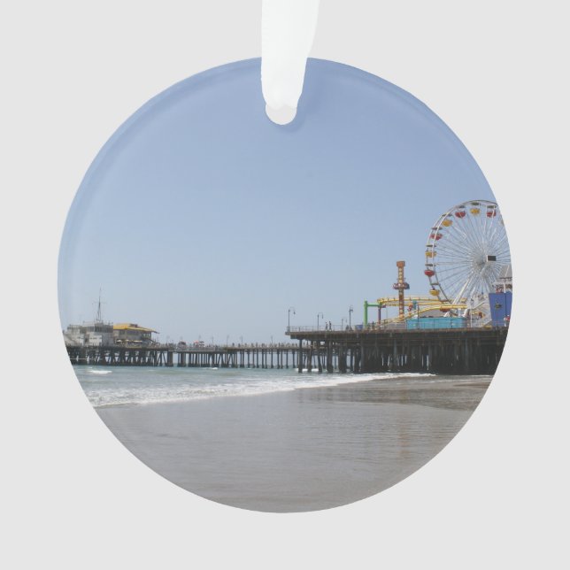 Santa Monica Pier Ornament (Front)