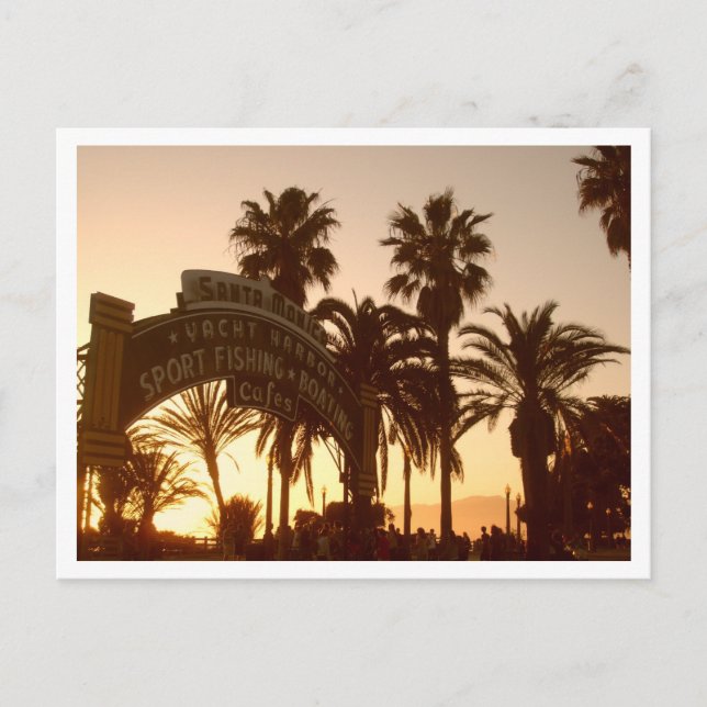 Santa Monica Pier Postcard (Front)