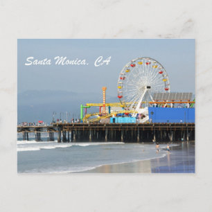 Santa Monica Pier Postcard