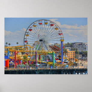 Santa Monica Pier Poster