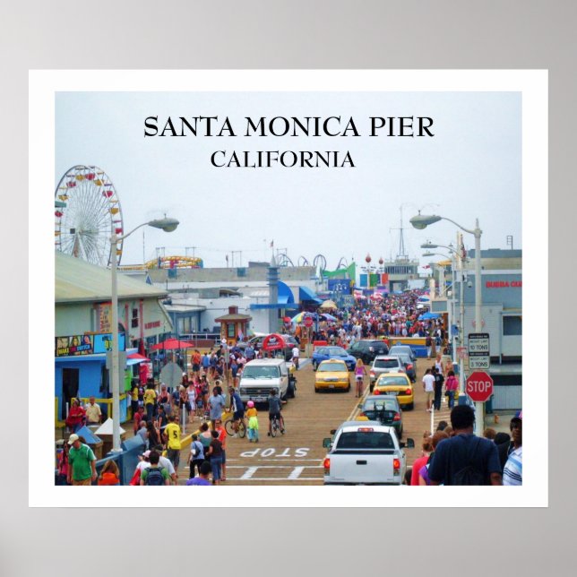 SANTA MONICA PIER poster (Front)