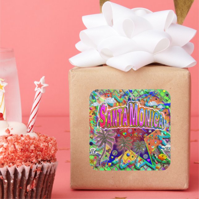 Santa Monica Risk Factor sticker (Party)