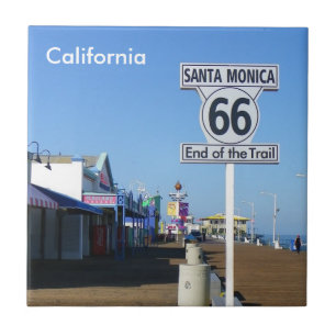 Santa Monica - Route 66 Tile! Tile