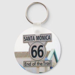 SANTA MONICA RT. 66 keychain
