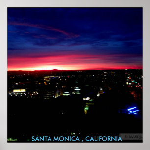 SANTA MONICA SUNRISE #1 POSTER