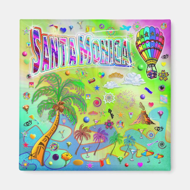 Santa Monica Timeless Melody Magnet (Front)