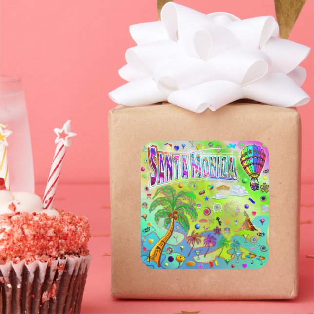 Santa Monica Timeless Melody Sticker (Party)