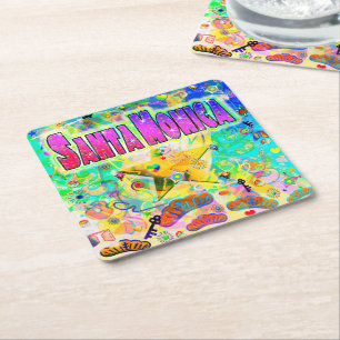 Santa Monica Tropical Friends Coaster