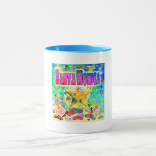Santa Monica Tropical Friends Mug